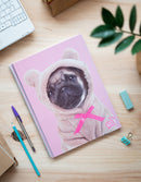 schrijfblok geruit meisjes 5 mm A4 papier roze