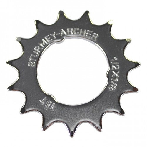 Tandwiel Sturmey Archer 15T - 1/8 Vlak model - Chroom