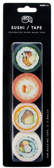 decoratietape sushi 2,3 cm papier 10M 4 stuks