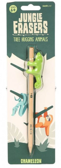 gum Kameleon Jungle junior 17,7 x 3 cm rubber groen