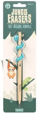 gum Slang Jungle junior 17,7 x 2 cm rubber blauw