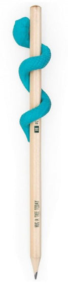 gum Slang Jungle junior 17,7 x 2 cm rubber blauw