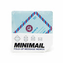 memoblok envelop 7,6 cm papier blauw