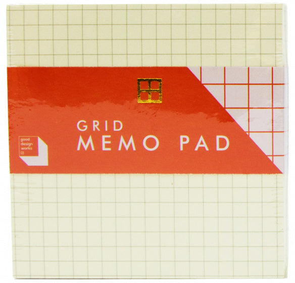 memoblok ruiten 7,4 x 1,1 cm papier geel