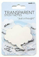 memoblok tekstballon 6,5 x 5,9 cm papier wit