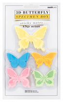 memoblokken vlinder 3D 5,5 x 7 cm papier 5 stuks