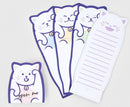 memoblokken zelfklevend kat 16,3 cm papier wit 5 stuks