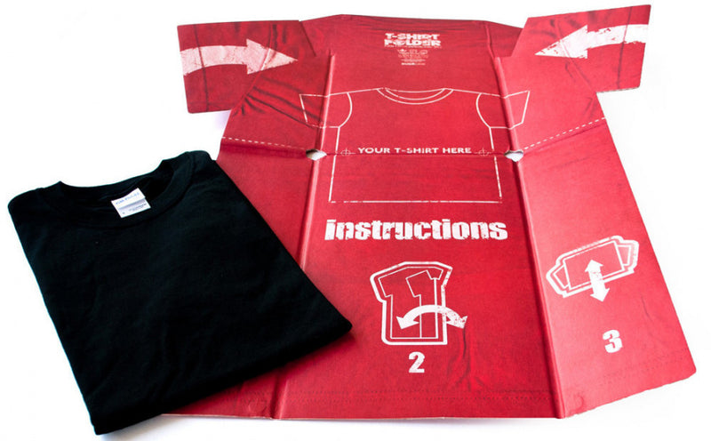 vouwhulp T-shirt 81,4 x 69 cm karton rood
