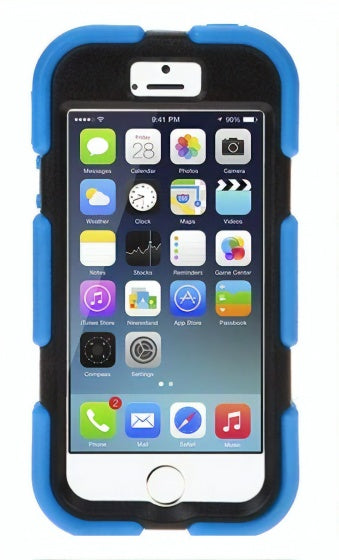 iPhone 5 telefoonhoesje Sentinel rubber blauw