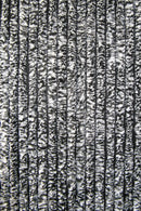 Wicotex vliegengordijn kattenstaart 90x220cm zwart/wit gem.