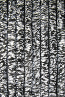 Wicotex vliegengordijn kattenstaart 90x220cm zwart/wit gem.