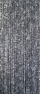 Wicotex vliegengordijn kattenstaart 90x220cm zwart/wit gem.