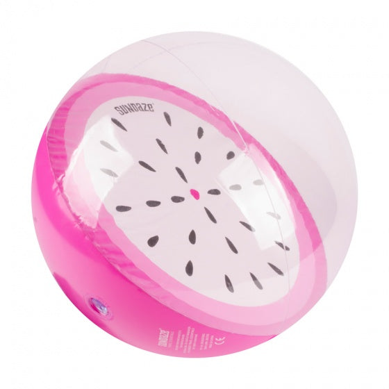 strandbal passievrucht PVC 30 cm roze