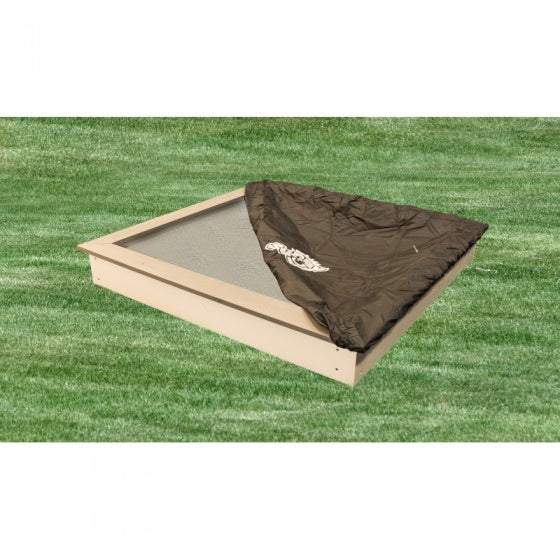 zandbak Sandy junior 127 cm hout naturel/grijs 2-delig