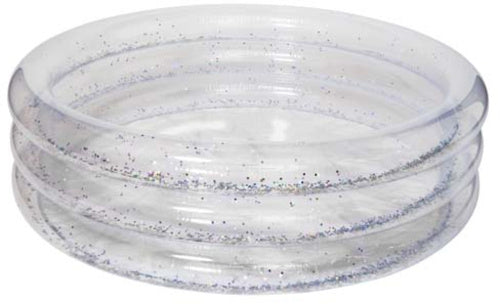 opblaaszwembad Glitter 150 x 39 cm PVC transparant