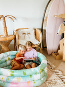 opblaaszwembad Tie Dye 130 x 39 cm PVC groen/roze