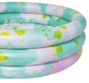 opblaaszwembad Tie Dye 130 x 39 cm PVC groen/roze