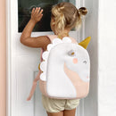 rugzak Swimtime meisjes 25 x 30 cm neopreen wit/roze