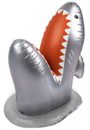 sproeier haaienaanval 60 x 40 x 70 cm PVC zilver