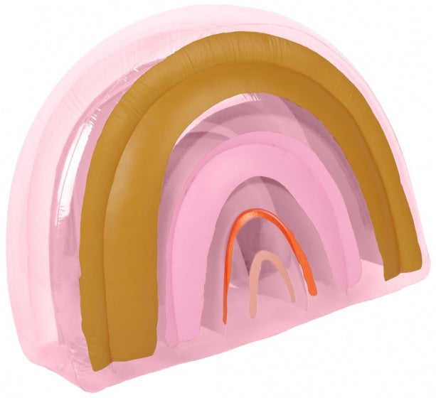 sproeier opblaasbaar 60 x 85 x 25 cm PVC roze/goud