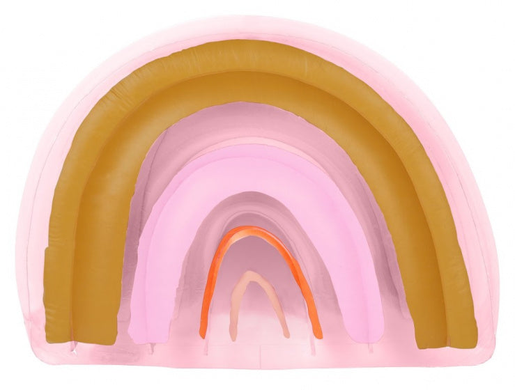 sproeier opblaasbaar 60 x 85 x 25 cm PVC roze/goud