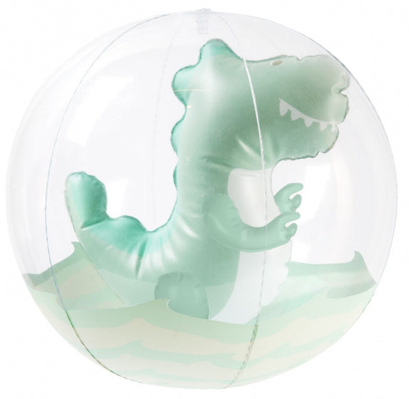 strandbal Inflatable Games Dino 32 cm PVC groen