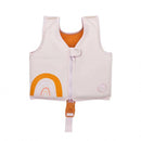 zwemvest junior neopreen wit/oranje maat 1-2 jaar