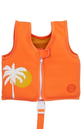 zwemvest Swimtime junior neopreen oranje mt 1-2 jaar