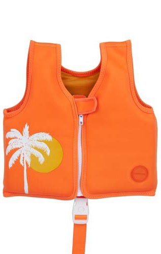 zwemvest Swimtime junior neopreen oranje mt 2-3 jaar