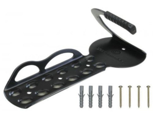 muurhaak universeel 25,5 cm staal zwart 2-delig