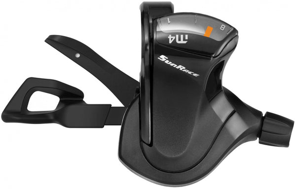 Duimversteller Sunrace links 3 speed DLM403 - zwart
