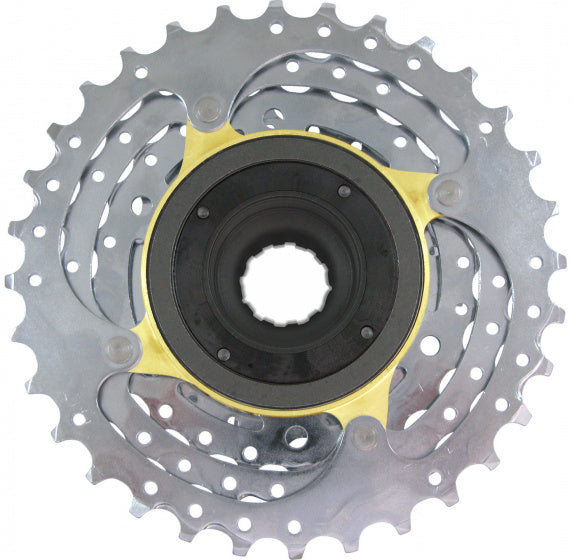 Freewheel 9 speed Sunrace MFEX9  11-32T - verchroomd