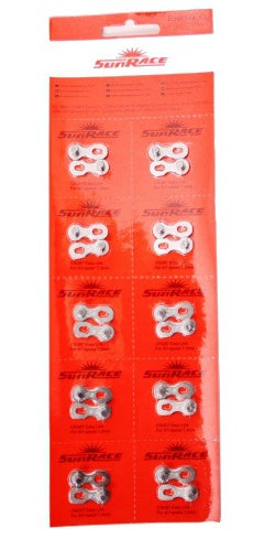 Kettingschakel 7/8 speed Sunrace CNQ87 Easy Link (10 stuks)