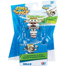 speelfiguur Transform-A-Bots! Bello 6 cm bruin/wit