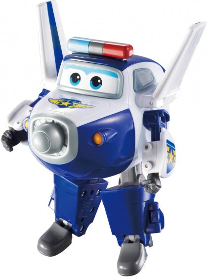 speelfiguur Transforming! Paul 12 cm wit/blauw