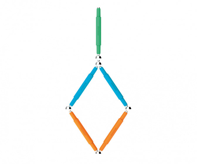 magneetspeelgoed Colorstix junior staal 10-delig