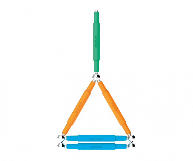 magneetspeelgoed Colorstix junior staal 10-delig