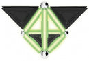 magneetspeelgoed Glowstix staal zwart/groen 20-delig