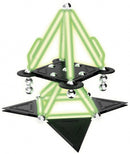 magneetspeelgoed Glowstix staal zwart/groen 50-delig