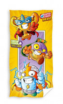 strandlaken SuperZings jongens 70 x 140 cm katoen geel