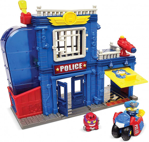speelset Superzings politiebureau blauw 4-delig