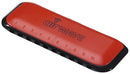 mondharmonica AW-1 10 tonen rood/zwart (en)