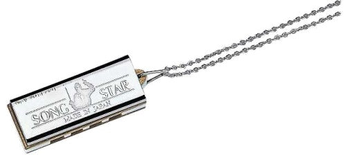 mondharmonica ketting Song Star 4 tonen zilver/goud