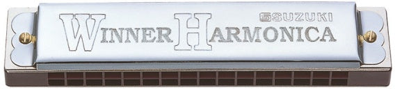 mondharmonica tremolo 32 tonen C-majeur zilver