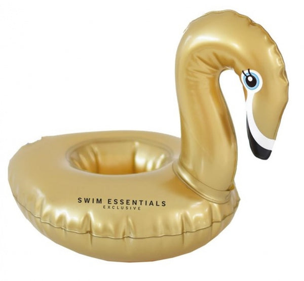 Swim Essentials Opblaasbare Bekerhouder Gouden Zwaan