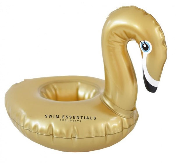Swim Essentials Opblaasbare Bekerhouder Gouden Zwaan