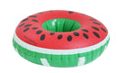 opblaasbare bekerhouder 20 cm vinyl rood/groen