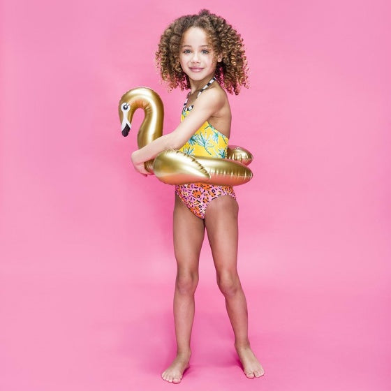 Swim Essentials Kids Splitring Zwaan 43x43x26 cm Goud
