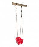 baby schommelzitje 36 x 18 cm rood
