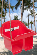 baby schommelzitje 36 x 18 cm rood